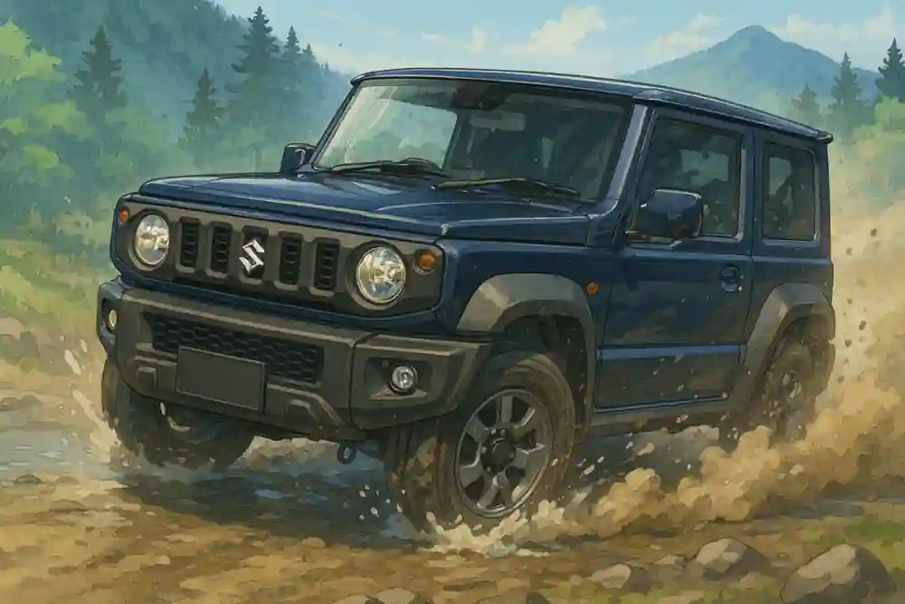 ジムニーシエラのATとMTの雪道やオフロード