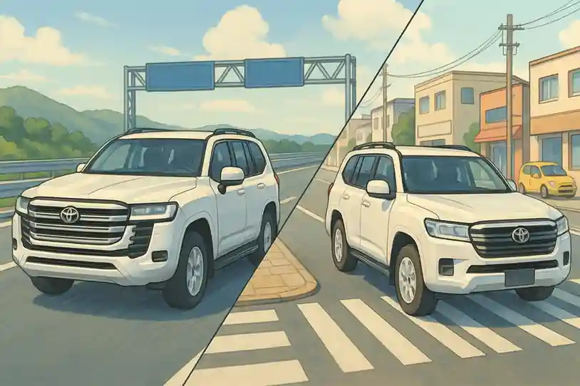 ランクルの街乗りと高速道路の燃費の差