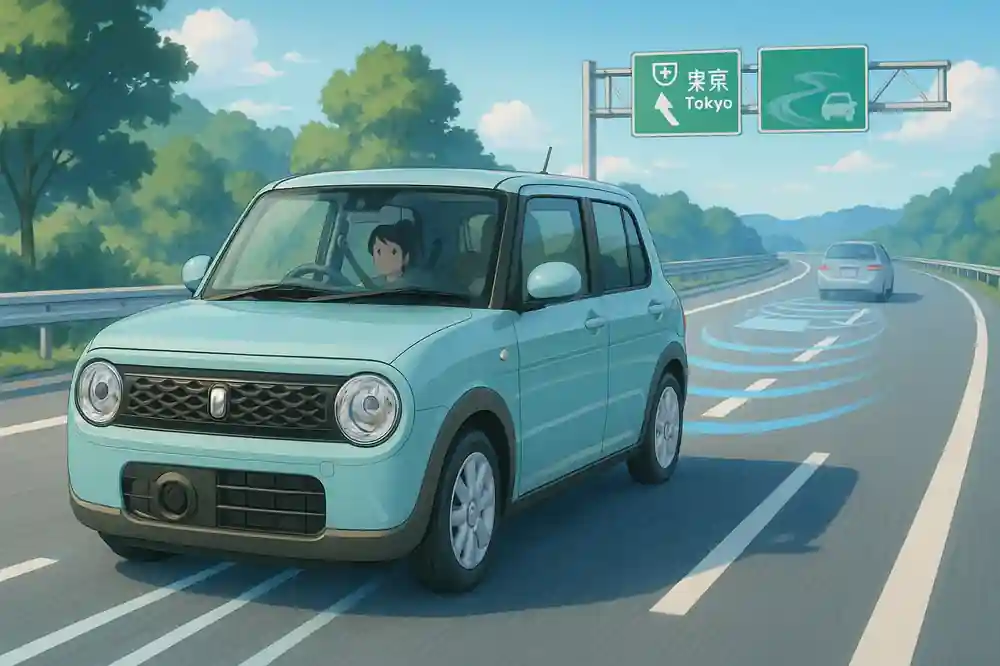 ラパンの運転支援、安全性能