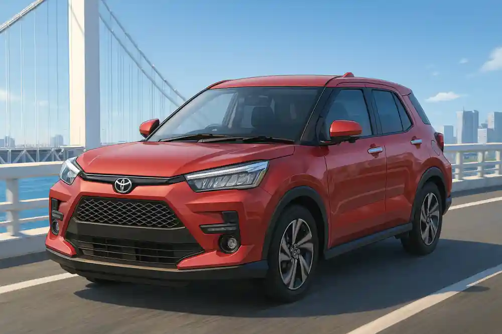 トヨタ ライズの赤