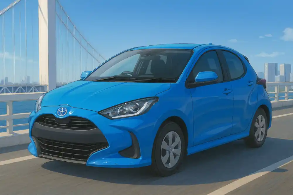 ヤリスの水色の口コミ評判