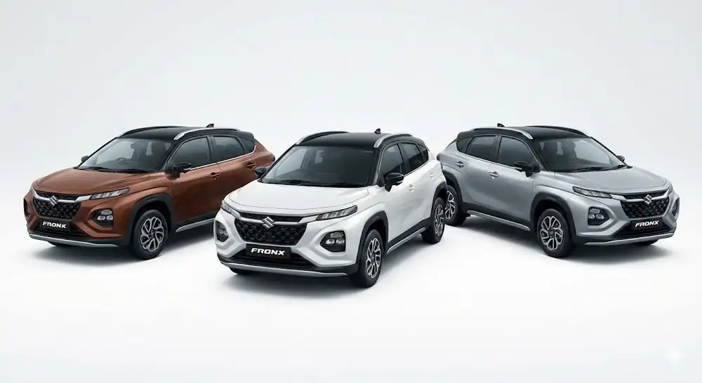 フロンクスの色人気、不人気色：ランキング