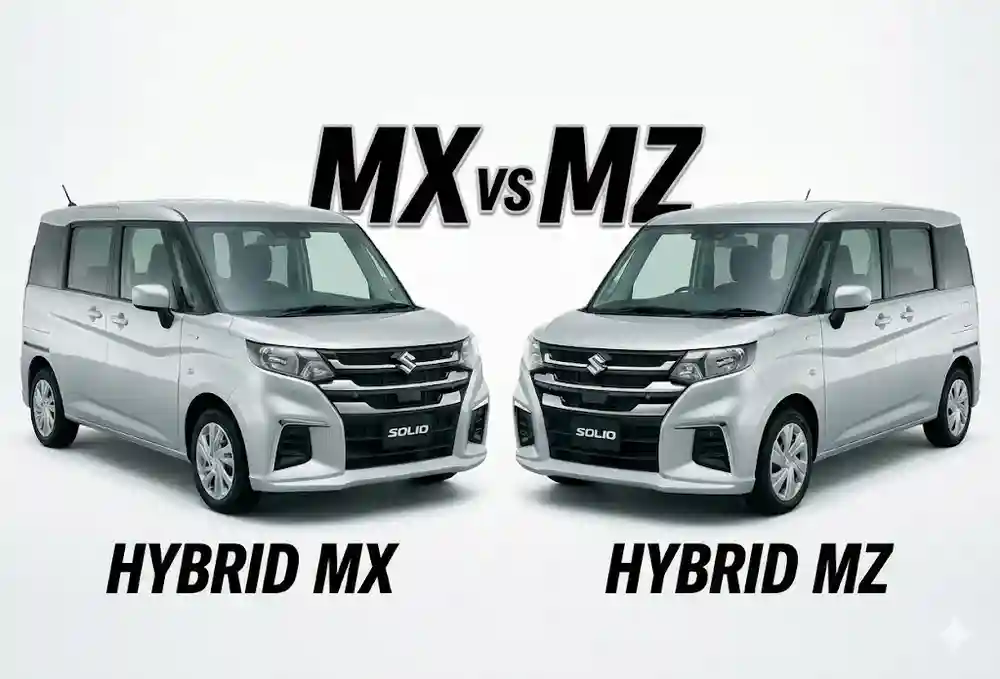 ソリオ ハイブリッドMXとMZの違い