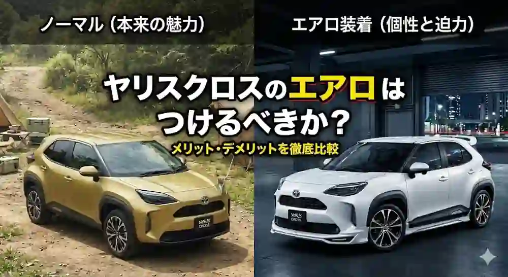 ヤリスクロスのエアロはつけるべきか